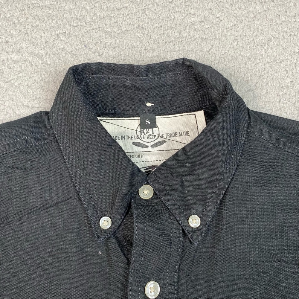 RGT Rogue Territory Men's Size S Black Long Sleeve Button Down Shirt Small EUC - Picture 5 of 9